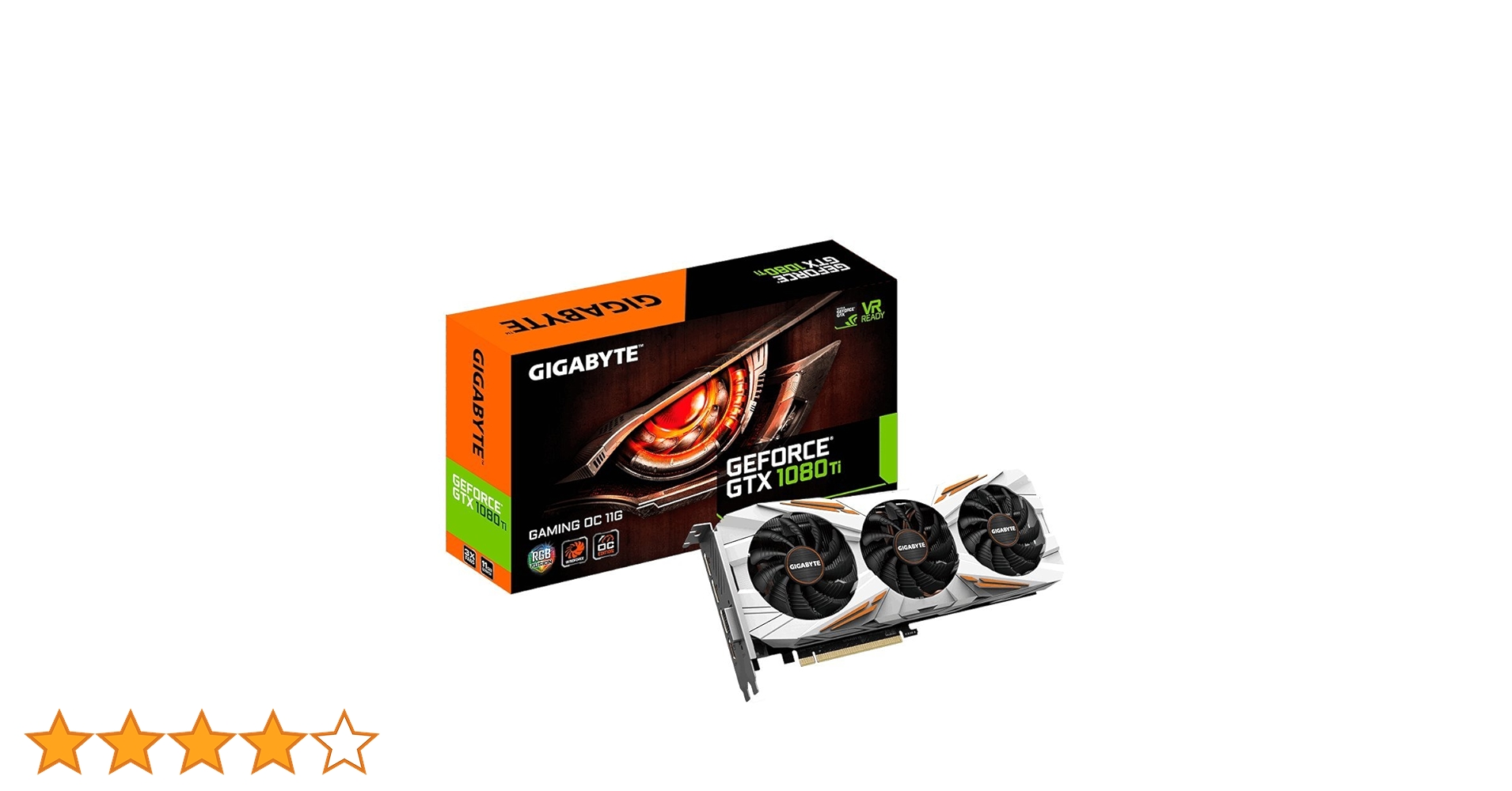 Gigabyte NVIDIA GeForce GTX 1080 Ti GAMING OC 11G 1 GB
